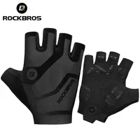 rockbros cycling mens gloves breathable shockproof cycling gloves summer fingerless gloves mtb mountain bicycle gloves sports