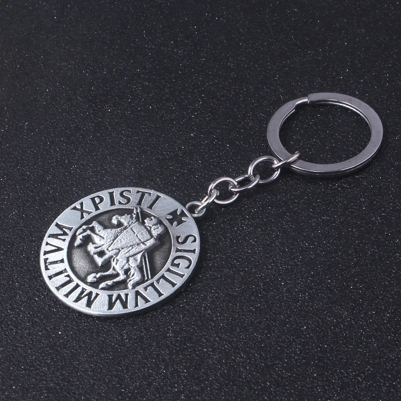 Брелок MIDY Knight Templar из сплава с надписью Sigillum военный Xpisti винтажный подвеской