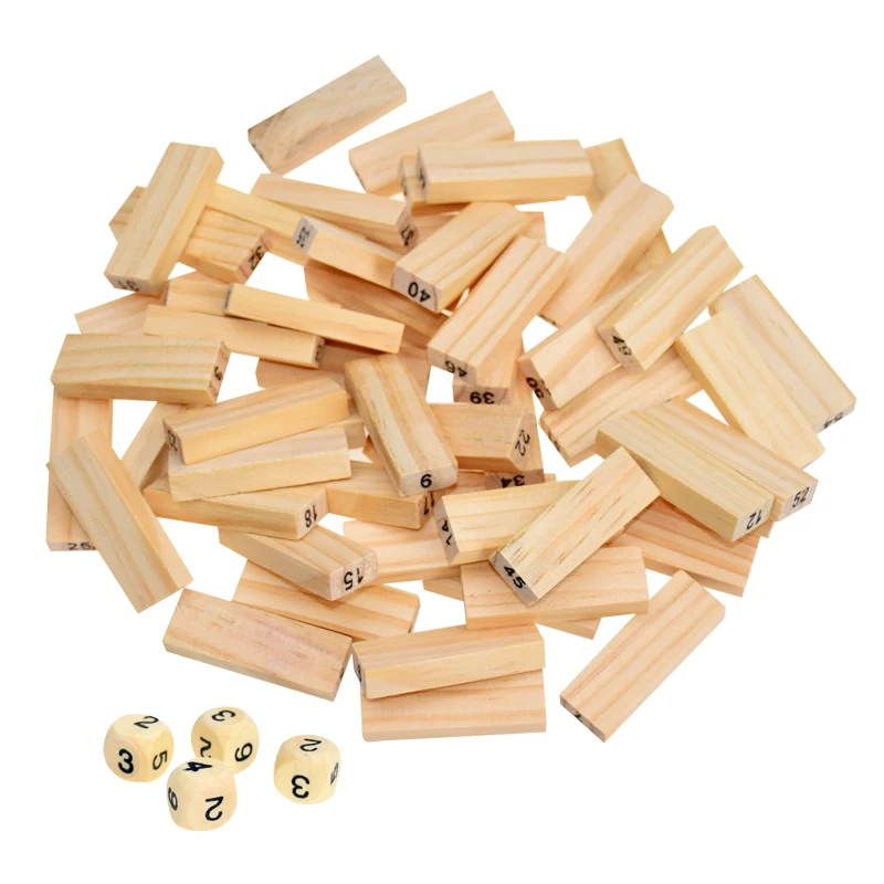 Креативный 18 см Новый Деревянный Радужный цифровой строительный блок Дженга