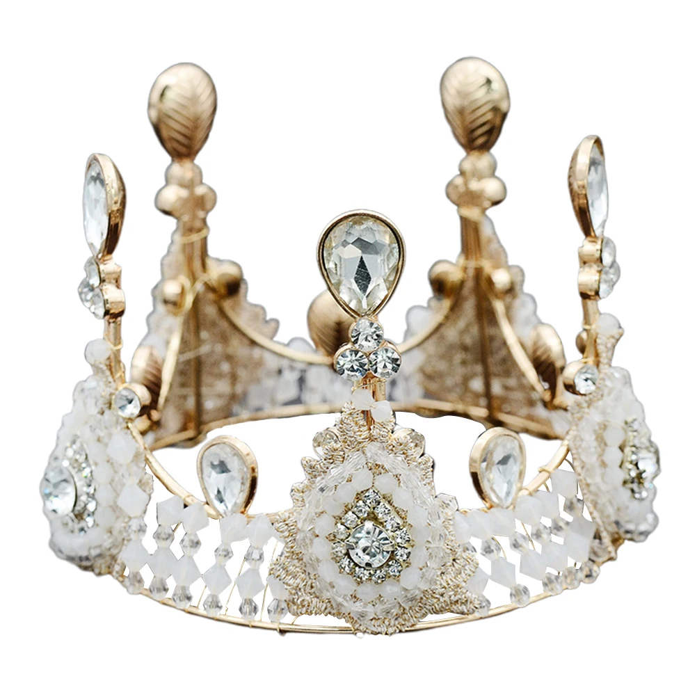 1 шт. маленькая корона головные уборы Мини горный хрусталь нежный декор для