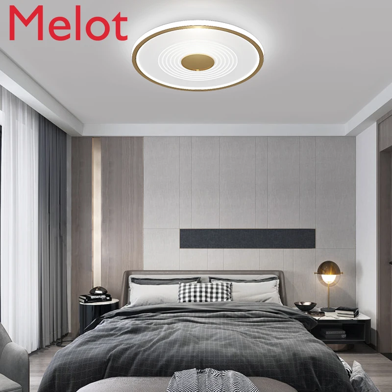 

Ultra-Thin round Lamp in the Living Room Bedroom Rectangular LED Ceiling Lamp Minimalist Aisle Balcony Light