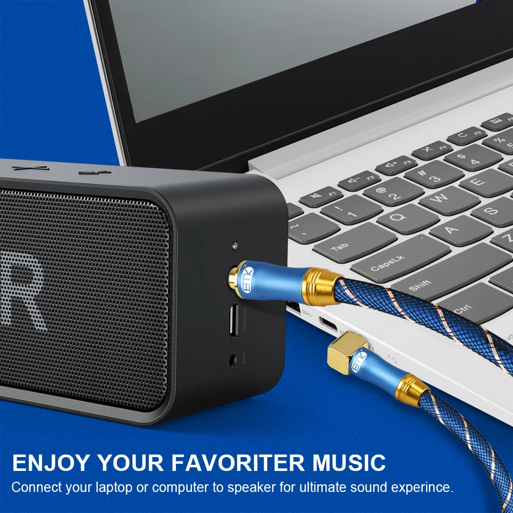 EMK 3 5 мм AUX аудио кабель под прямым углом штекер-штекер 90 градусов оплетка 1 м 2 для