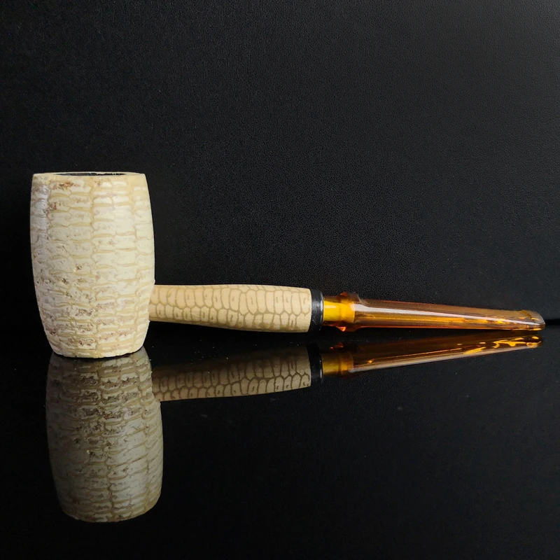 Макартур Стиль Средний размер Кукуруза Cob табак труба деревянный хвостовик