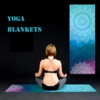 Одеяло Mandola для йоги, пилатеса, фитнеса, йоги, классический нескользящий коврик с ромбовидной текстурой, портативное, Дорожный Коврик для йоги