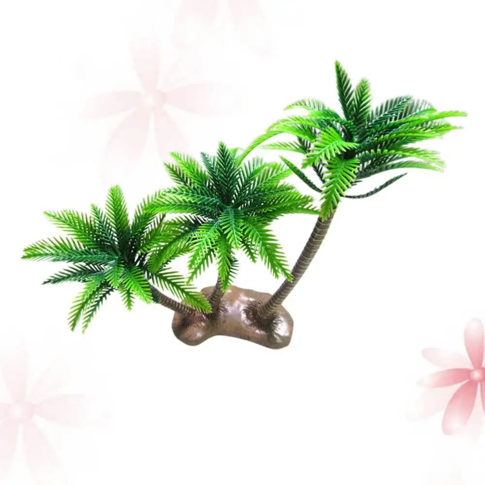 

1pc Simulation Coconut Tree Set Tree Models Microlandscape Decorations for Home Shop
