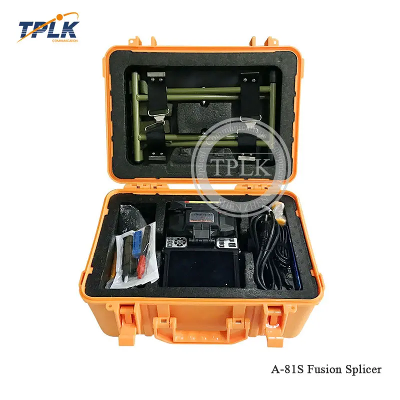 Лучшая цена A-81S полностью автоматическая оптоволоконной orange и зеленый FTTH волоконно-оптические сварочные Сращивание машина высокого качества