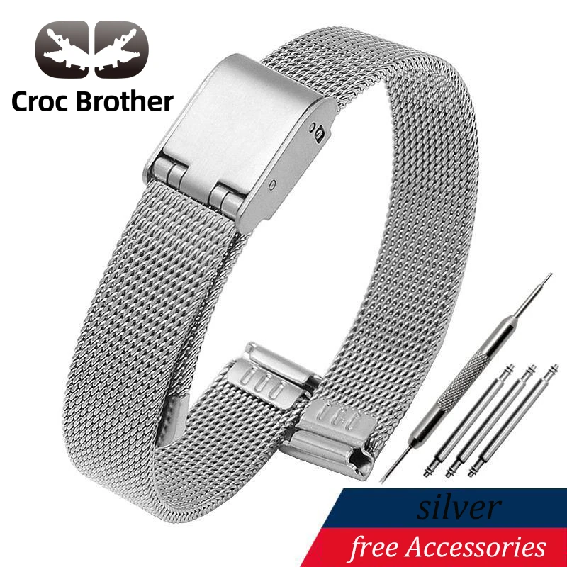 Universal Milanese Watch band 8mm 10mm 12mm 14mm 16mm 18mm 20mm 22mm 24mm Watch strap for DW apple JULIUS sumsung MI