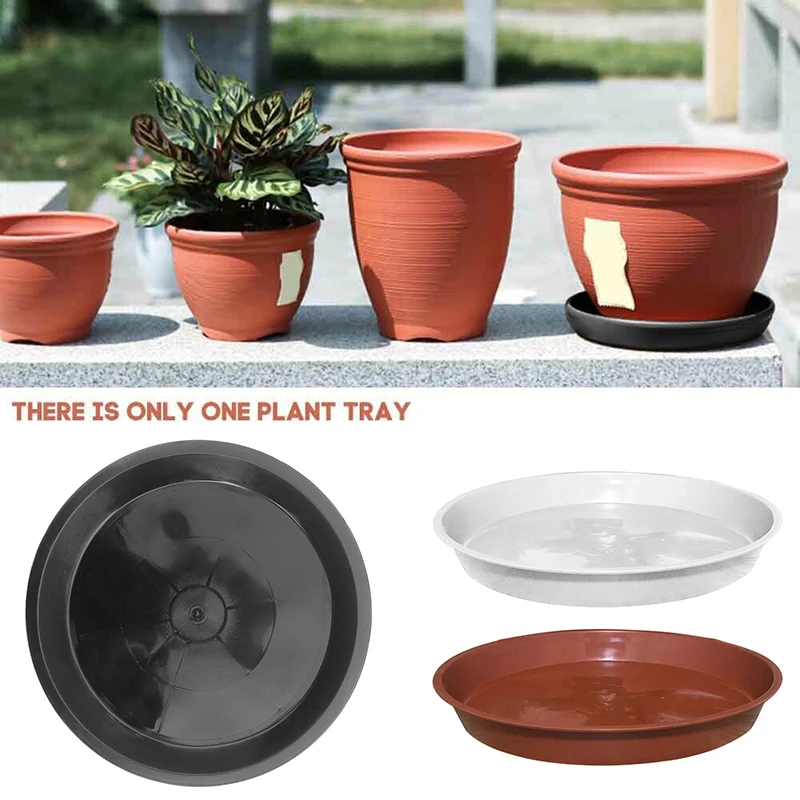 

10 Pcs Plastic Garden Flower Pot Plant Saucers Water Tray Base for Indoor Outdoor Best Price