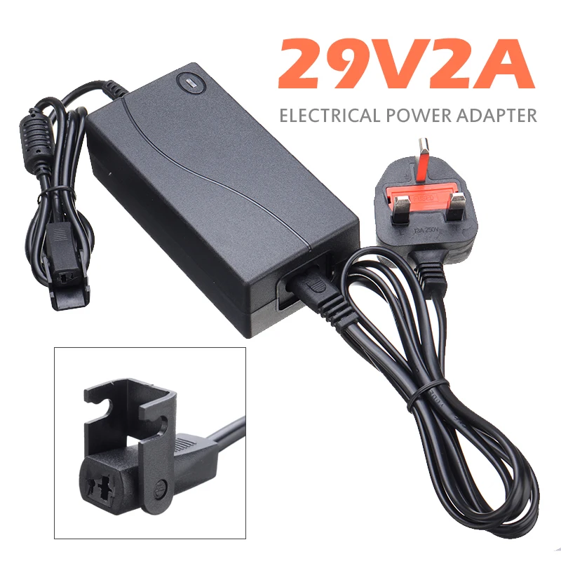 

29V 2A AC/DC Power Supply UK Pulg 1.2M Cable Electric Recliner Chair Adapter Charger for OKIN Limoss Tranquil Ease Lift Chair