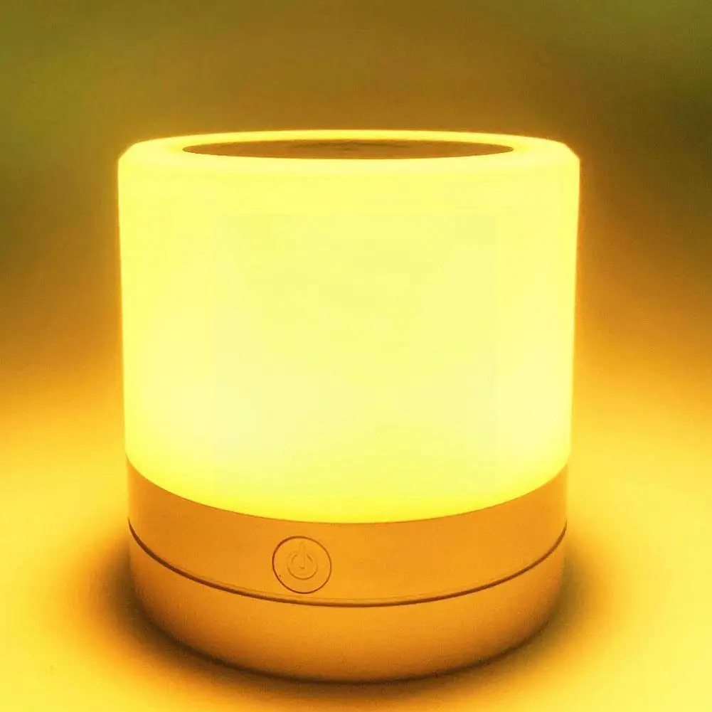 

Usb Rechargeable Led Night Light Colorful Lighting Sensor Night Lamp Bedside Lamp For Bedroom Living Room Night Led Light J1a8