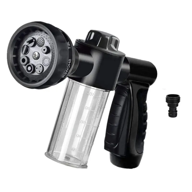 

Foam Sprayer, Garden Hose Spray Nozzle Car Wash Foam with 100cc Bottle, Snow Foam Lance with Washing Mitt, 8 Spray Pattern