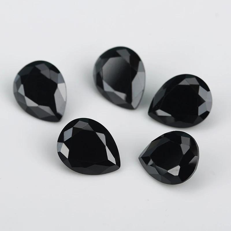 10 шт./лот 2x3 13x18mm AAAAA Кубический Цирконий Камень Груша Форма бриллиантовой огранки