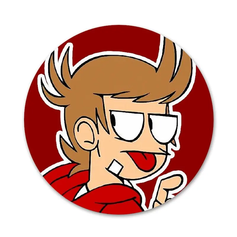 Мультяшный значок Eddsworld для одежды рюкзака украшения подарок | Дом и сад