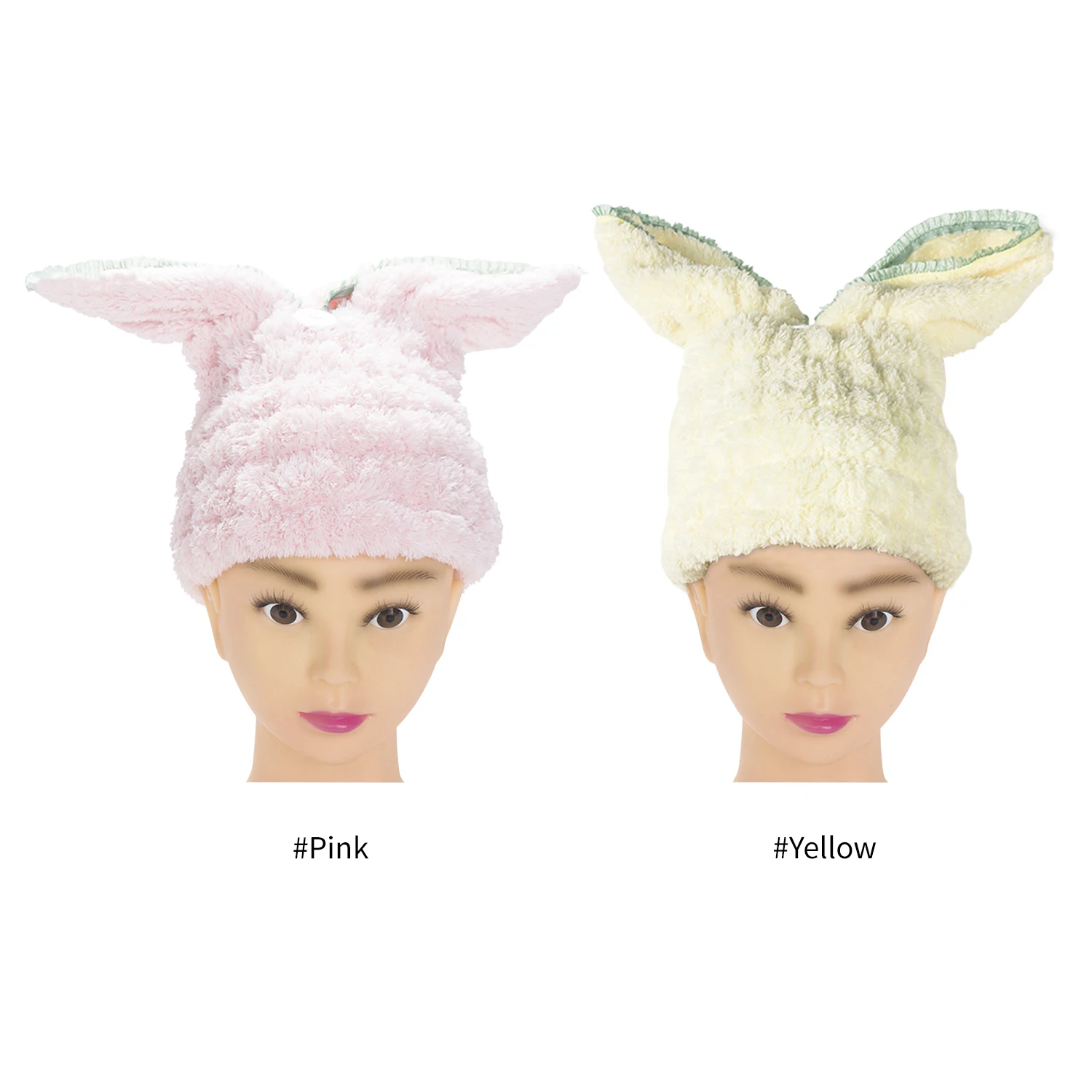 Hot Microfiber Hair Drying Hat Quick-dry Towel Cap Bath Solid Super Absorption Turban Dry | Дом и сад