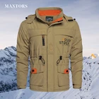 Мужская теплая куртка с капюшоном, повседневная тактическая куртка в стиле милитари, бархатное пальто, верхняя одежда для зимы, 2022