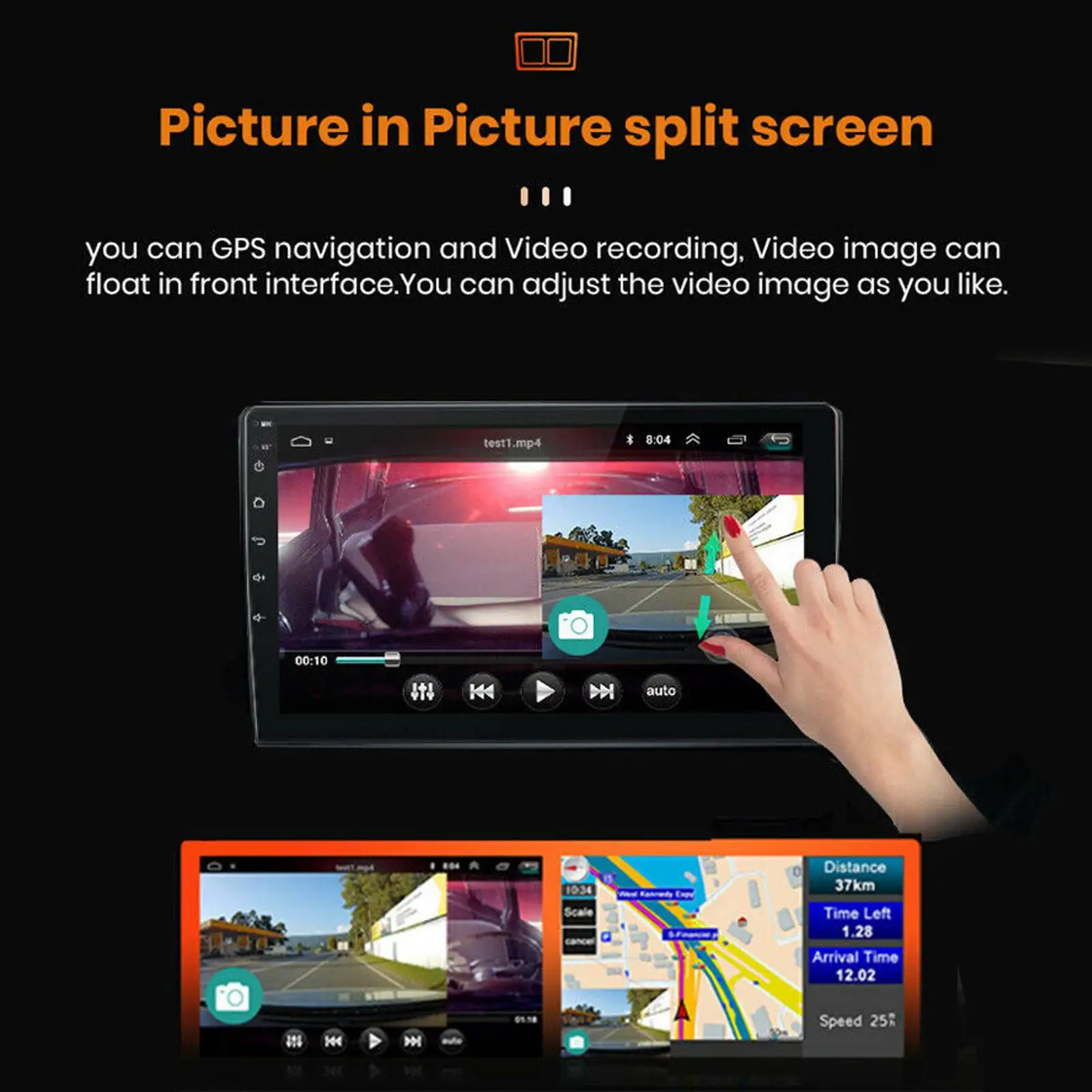 

9'' Android 10.1 Car Stereo Radio Multimedia Video Player for 2008-2016 Toyota Venza GPS Player Navigation Wifi Head Unit 2 Din