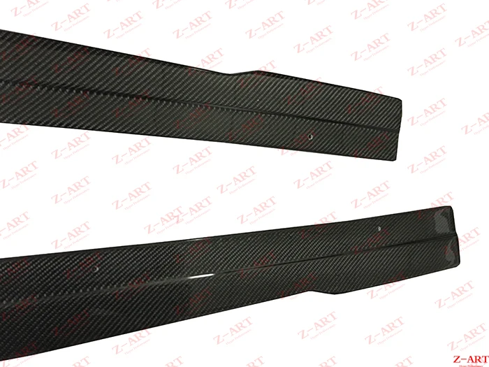 Z-ART R8S углеродное волокно сбоку юбка для R8 2007-2015 полное боковой губа V8 V10 спойлер |
