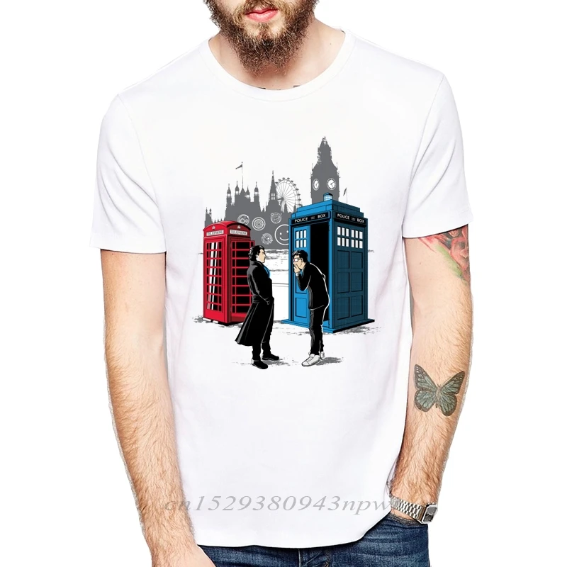 Одежда высшего качества Забавные топы для модниц в белом и мужчин коробки