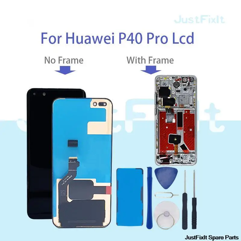 For Huawei P40 Pro LCD display Screen Touch Digitizer Assembly P40PRO ELS-NX9 ELS-N04 ELS-AN00 ELS-TN00 enlarge