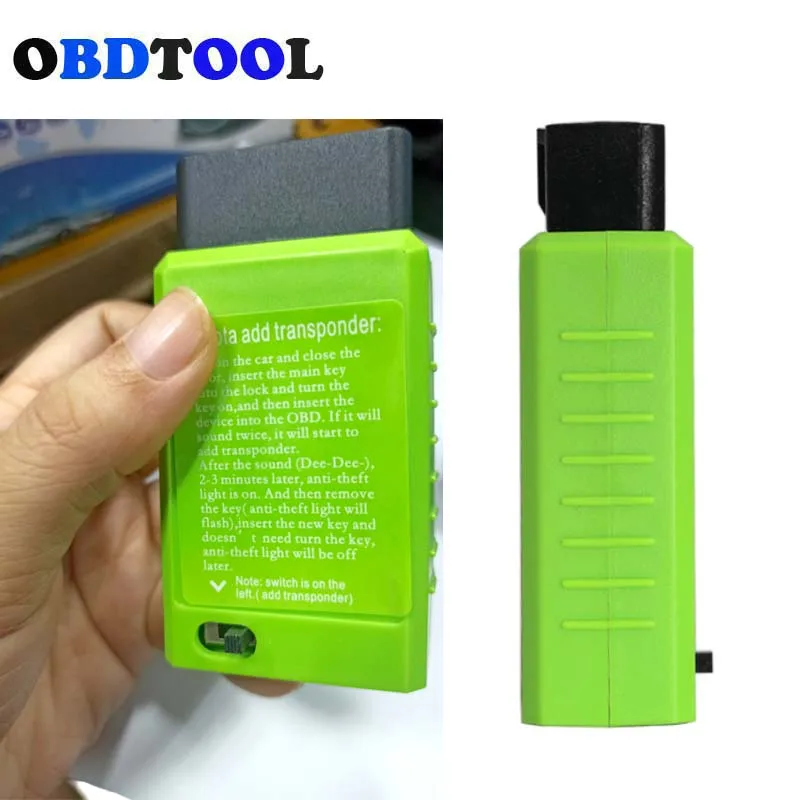 

Добавлен транспондер для Toyota G & H Chip 4D67,68,72(G) Автомобильный OBD-ключ дистанционного управления программным устройством с переключателем через OBD2 ключевой программатор