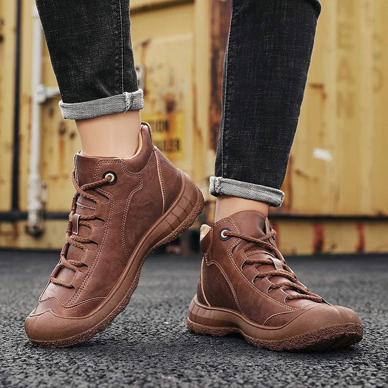 Модные мужские деловые туфли черные мягкие кожаные повседневные брендовые