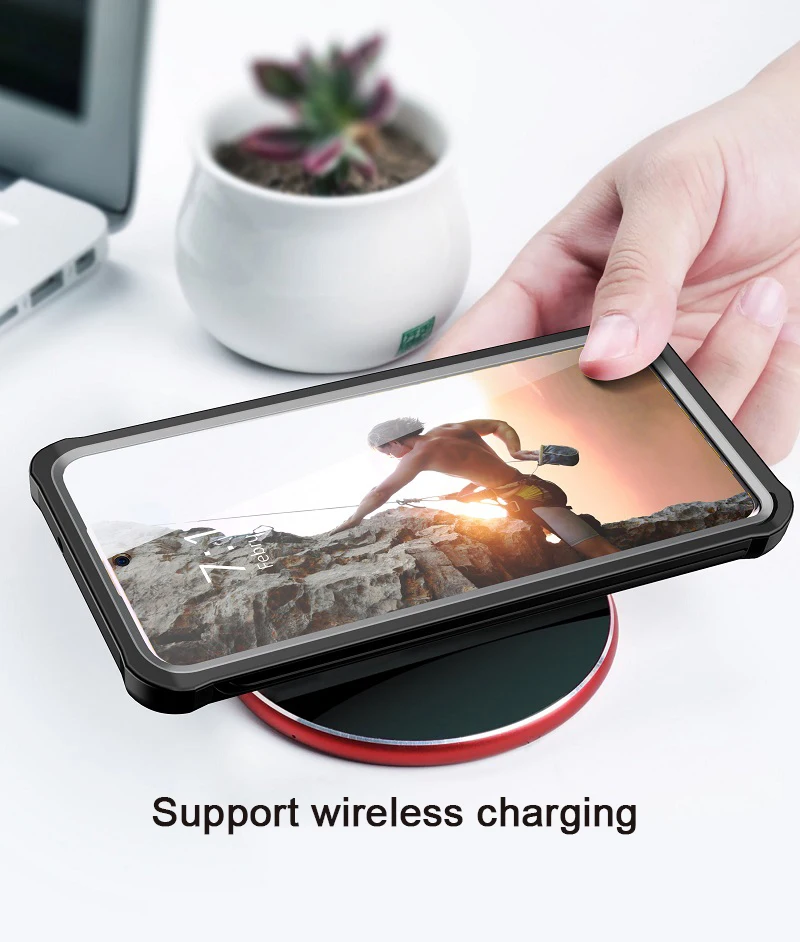 360 полная защита броня для Samsung Galaxy S20 Ультра чехол мягкий прозрачный