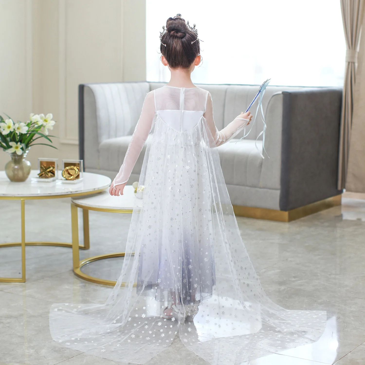 Платье для девочек детский удобный костюм косплея платья на Хэллоуин Рождество