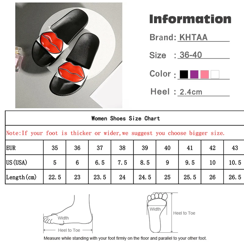 

2019 New Women Slippers Sexy Lips Slides Summer Fashion Cute Platform Slip On Casual Sandals Soft Ladies Footwear Shoes Female