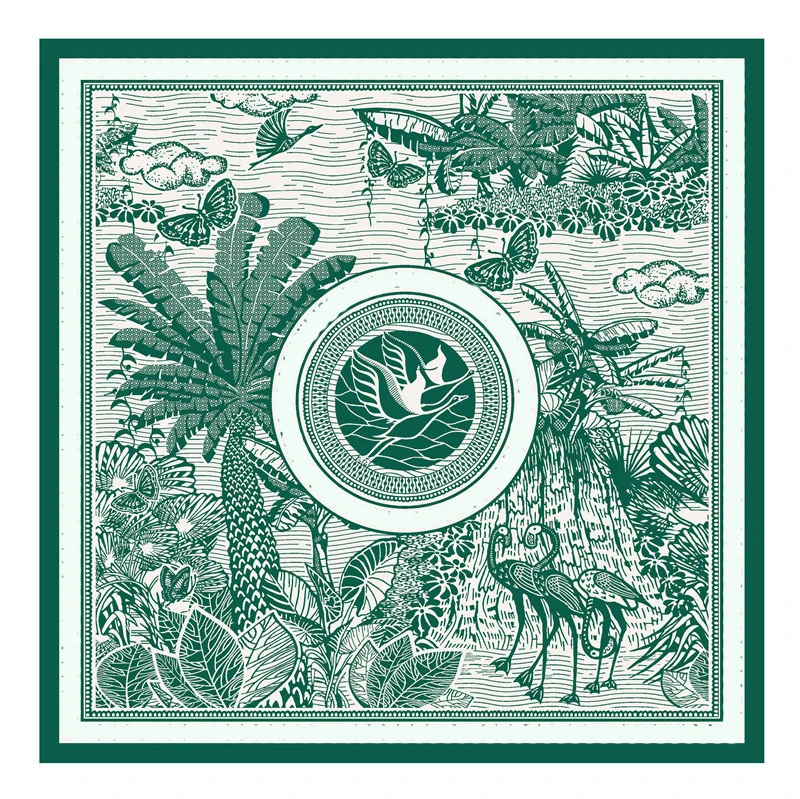 

Роскошный дизайнерский шарф, дизайнерский шелковый шарф, женский роскошный 2021 шелковый шарф 90*90 см дизайнерский саржевый шелковый шарф 90 90 ...