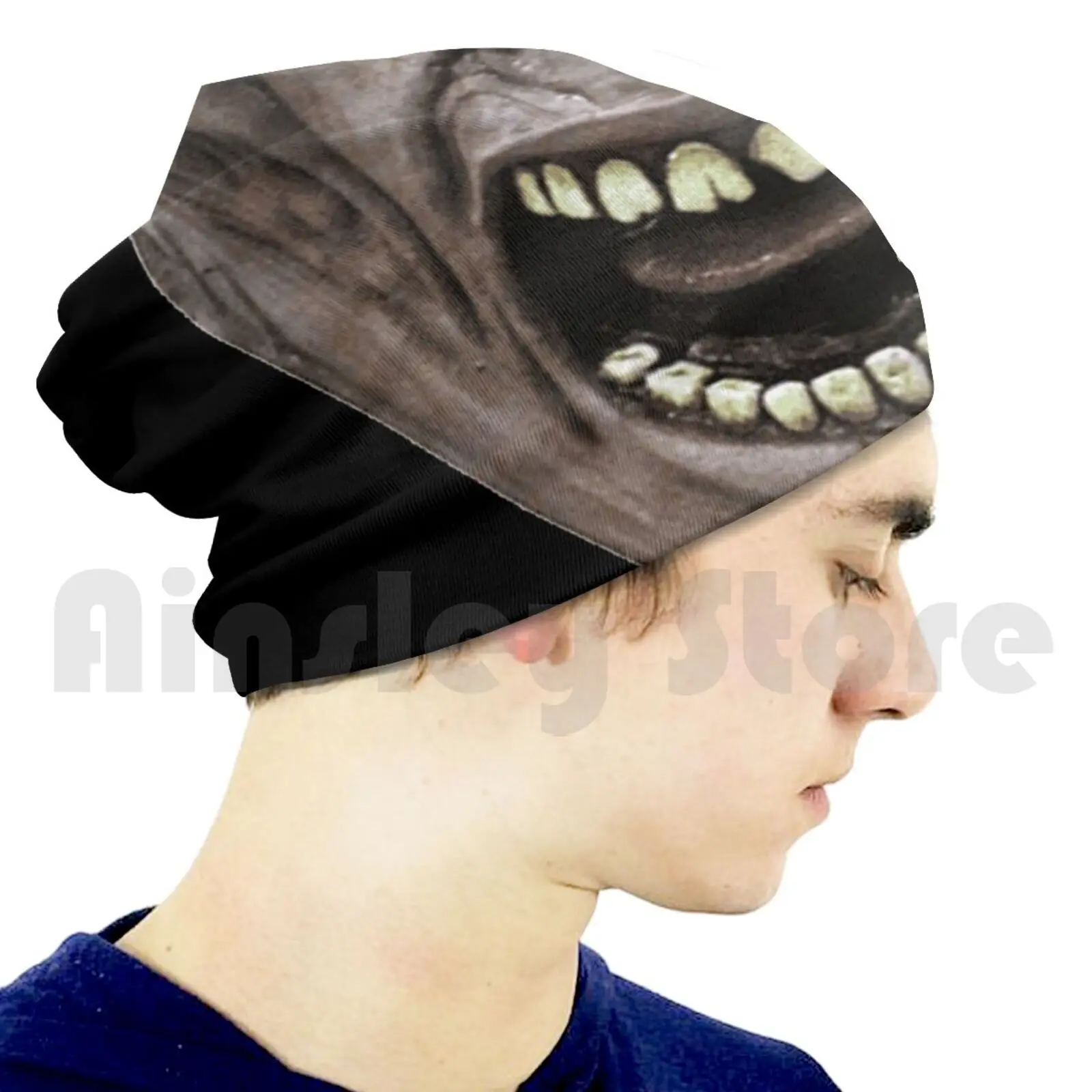 Костюм с изображением лица зомби страшная шапочка тыквой узором сделай сам