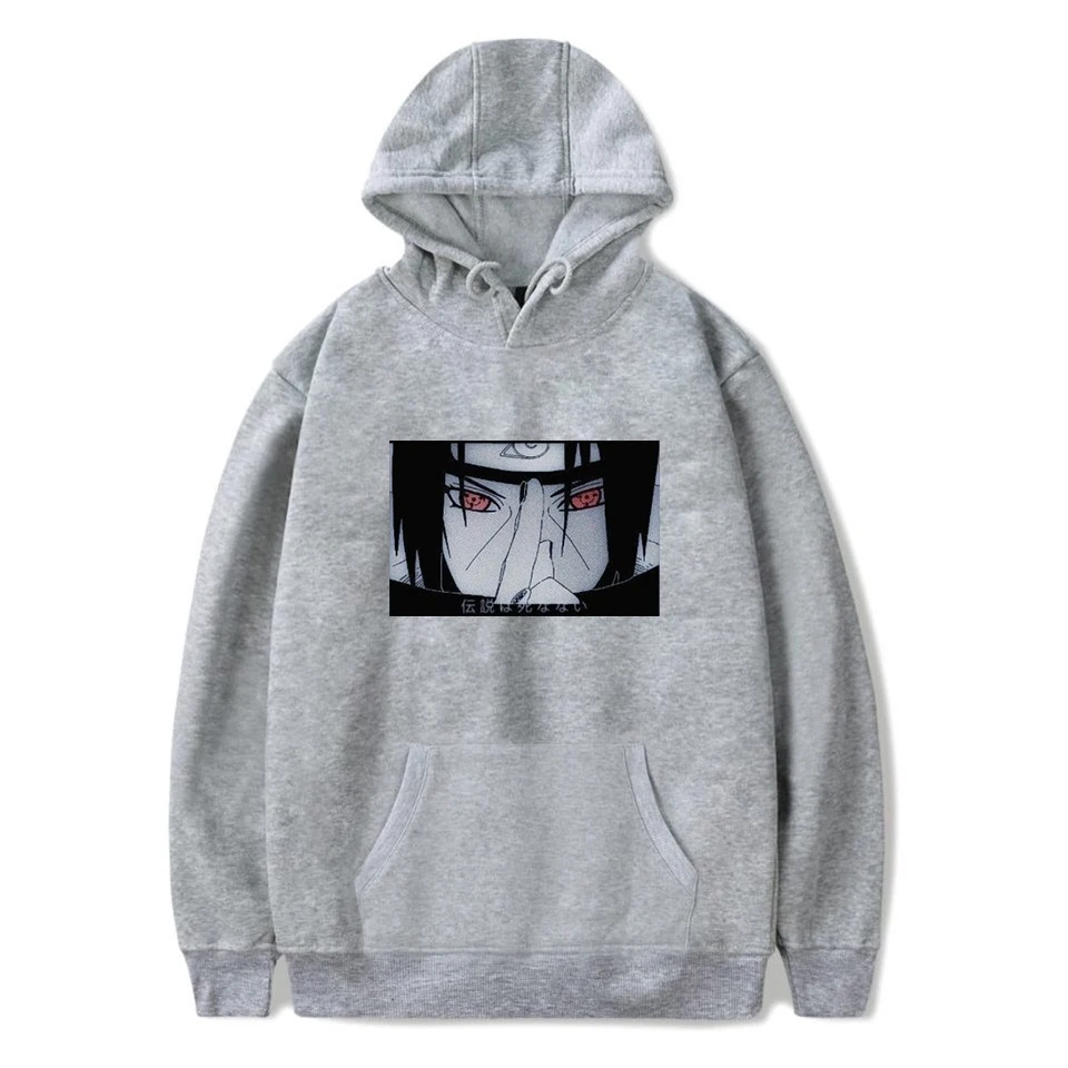 Мужская толстовка с длинными рукавами зимняя одежда аниме Наруто для женщин и