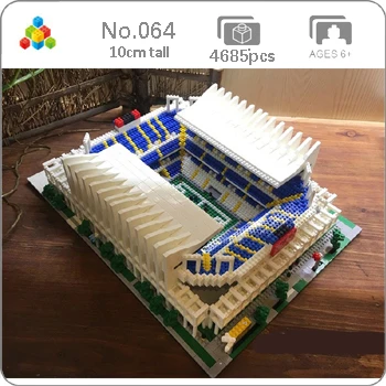 Portugal Stadium Футбол старый Траффорд Camp Nou Bernabeu San Sir стадион Реал Мадрид Барселона клуб DIY алмазное здание маленькие блоки игрушка без коробки - Цвет: Portugal Stadium