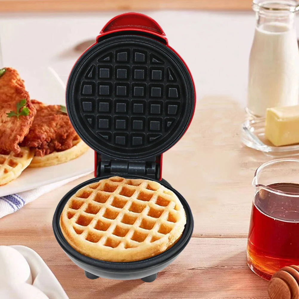 Jual Pembuat Wafel Listrik Mini Mesin Wafel Sarapan Oven Kue Telur Gelembung Mesin Panekuk Telur Goreng Panci Wafel Mini
