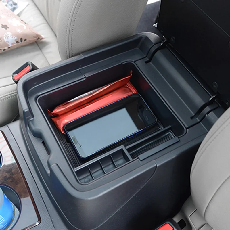

Car central storage box Environmentally Friendly Silicone Pad Interior modification For mitsubishi pajero V93V97