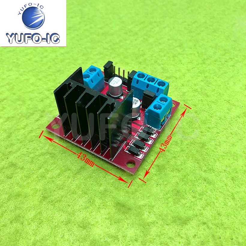 Модуль платы управления двигателем L298n шаговый двигатель постоянного тока