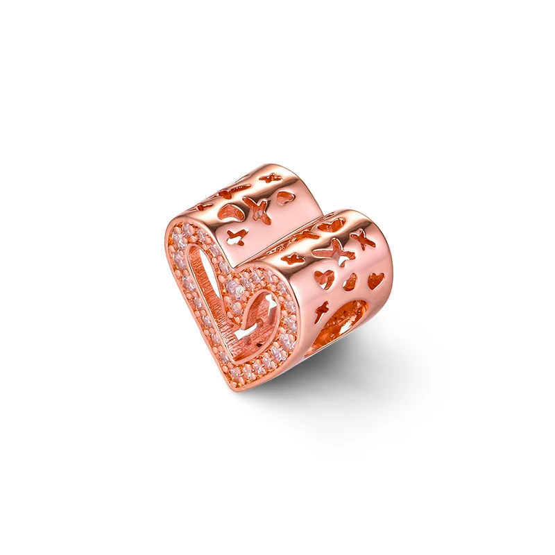 Шармы подвески CKK All My Heart 925 оригинальные подходят для браслета Pandora бусины из