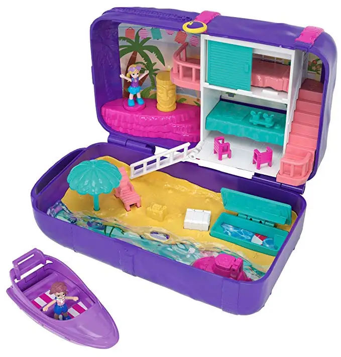 Polly Pocket Мини-кукла для девочек, 10 стилей, скрытая сцена в мире, девичий домик, куклы, оригинальные игрушки для детей, Русалочка, детская игрушка, реборн