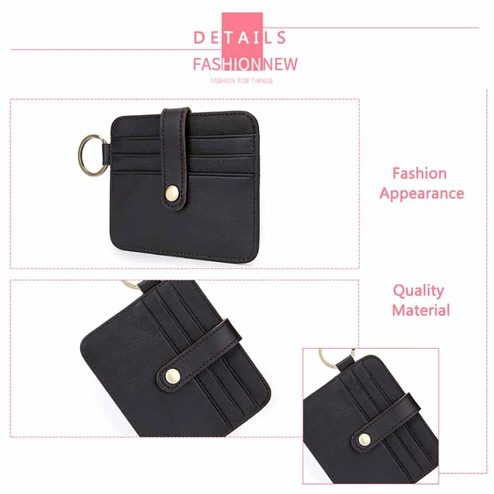 Бизнес-держатель для карт женские кошельки кредитных натуральная кожа тонкий