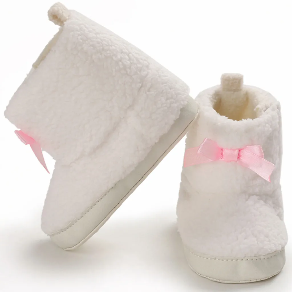 Зимние теплые детские кроватки детская обувь для девочек и мальчиков пушистые