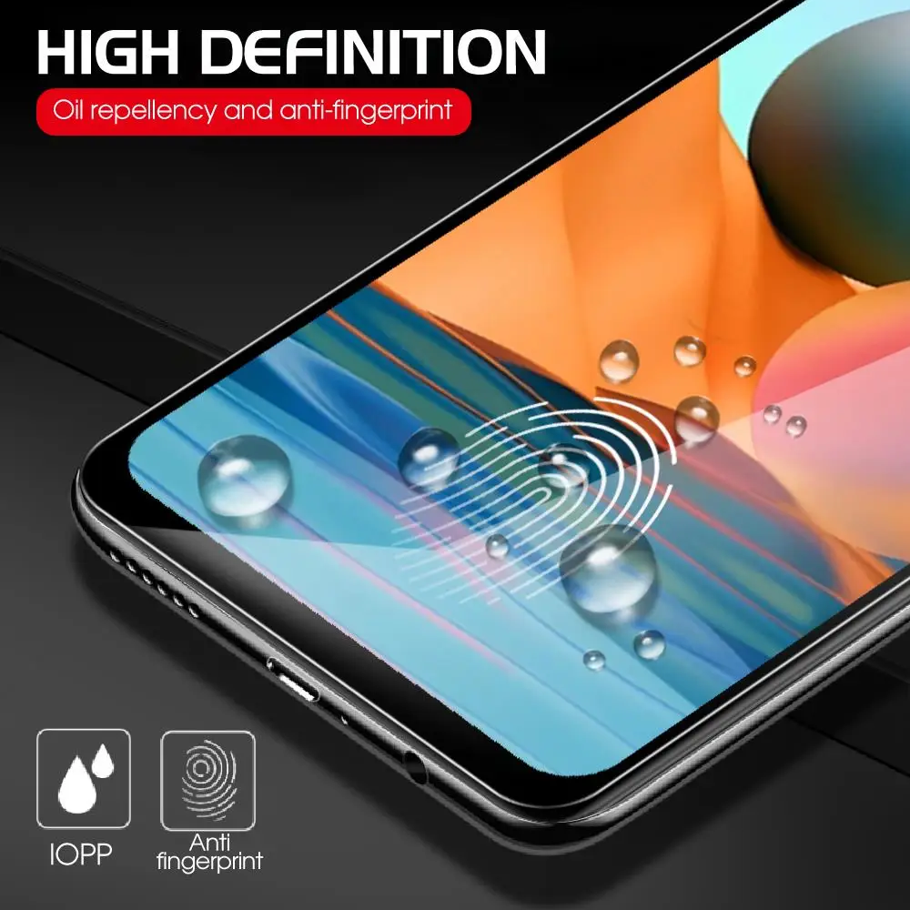 Tempered Glass For Xiaomi Redmi Note 11 Pro Note 10 9 8 7 6 Pro Max Screen Protector Redmi 10 Note 10s 9S 9T 8T 9C NFC 9A 8A 9 8