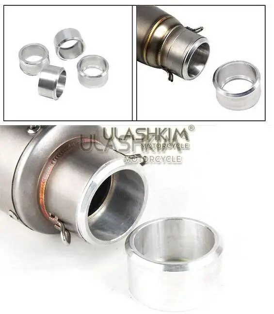 

FREE shIPPING universal Motorcycle exhaust pie Convertor Adapter Steel Motorcycle Exhaust Connector Connecting Link Down Pipes Q