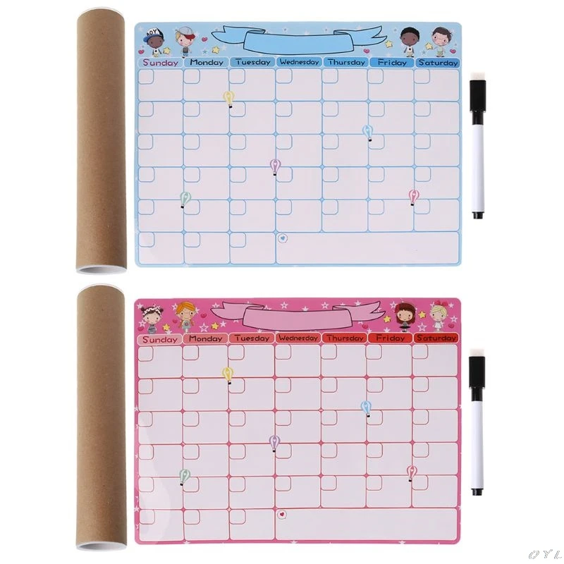 Магнитный планер PXPA милая ежемесячная магнитная доска на холодильник| |