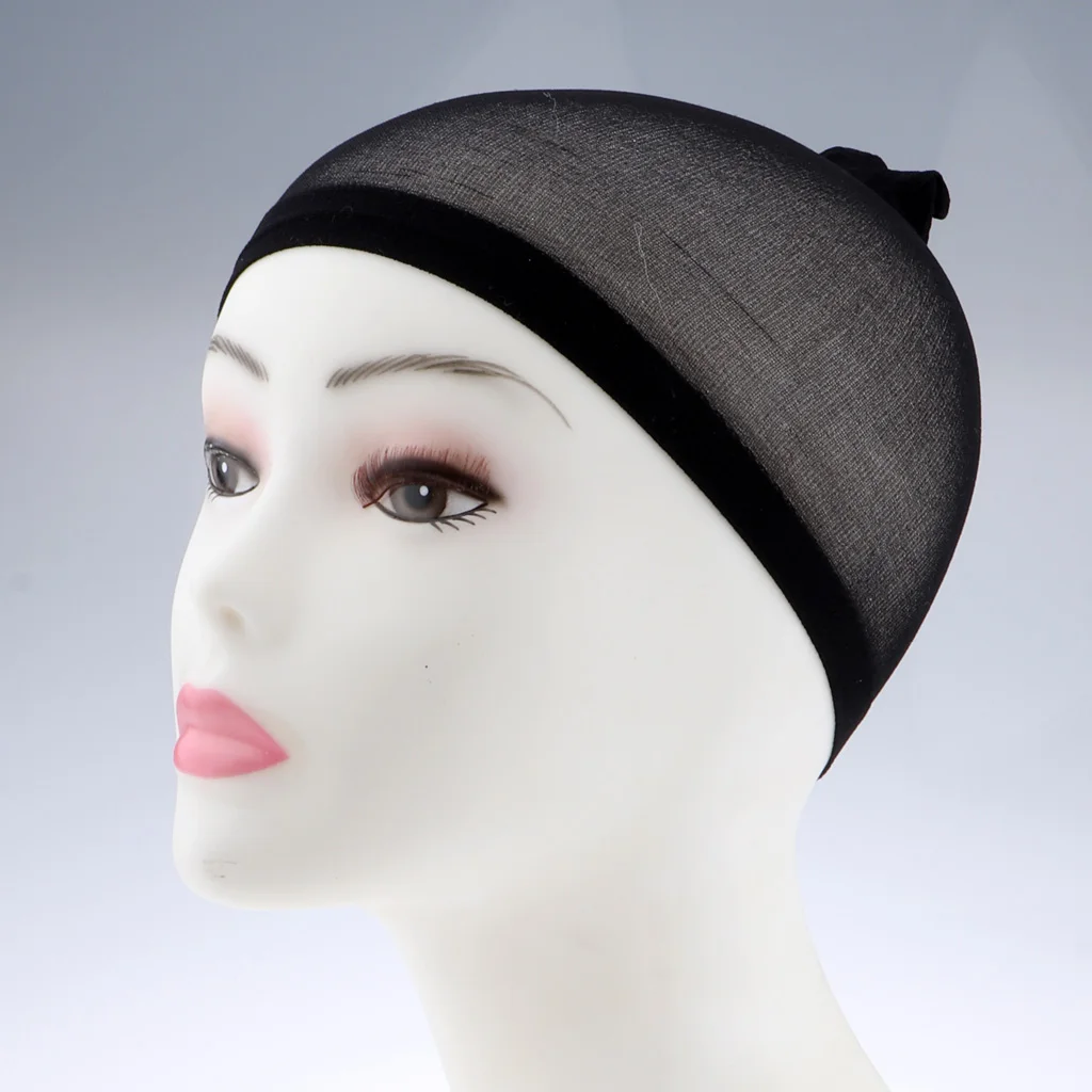 100pcs Wig Making Mesh Cap Adjustable Weave Breathable Wigs Weaving Lace Net Stretchy Snood Hair | Шиньоны и парики