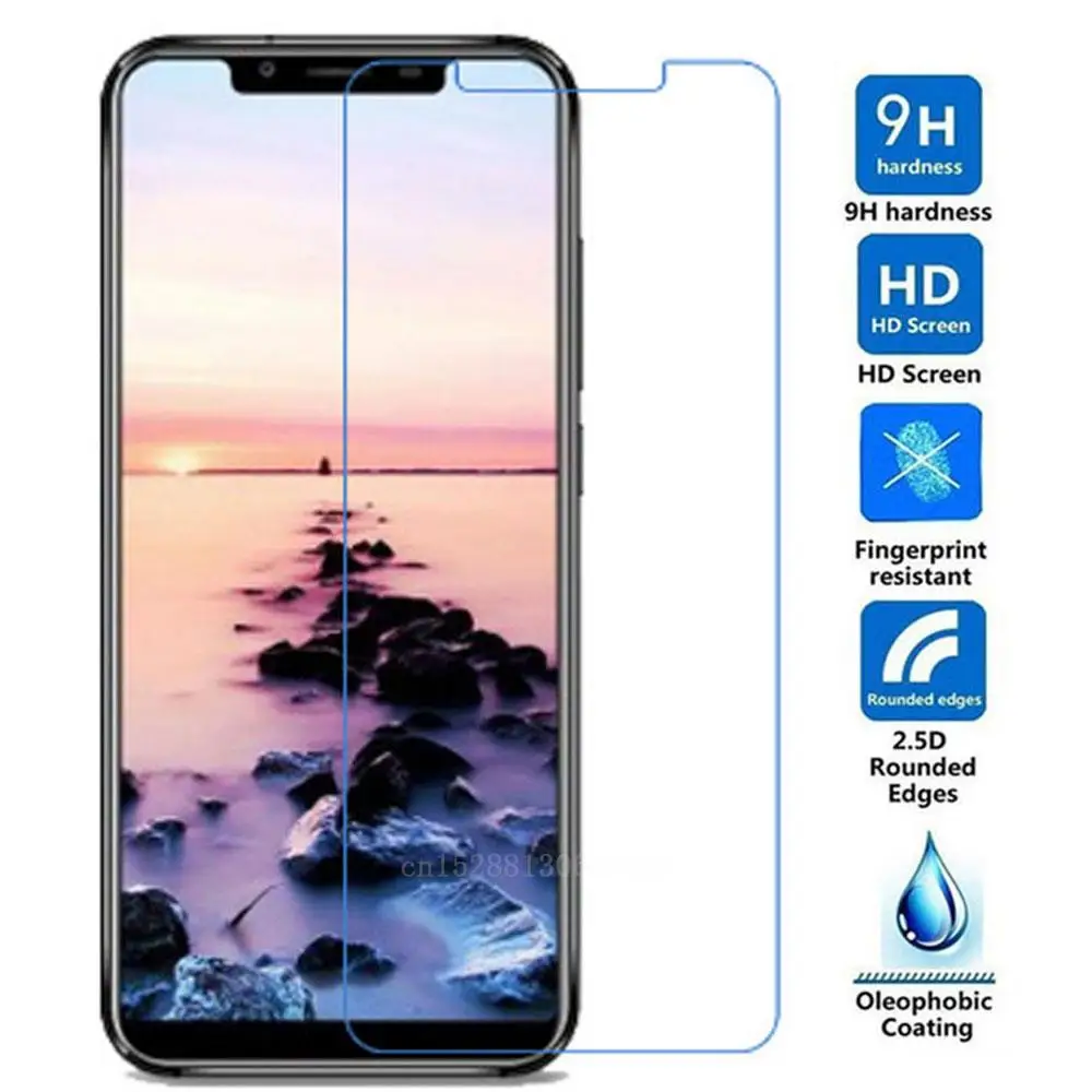 Защитное стекло 9H 2.5D закаленное для Oukitel C11 C12 Pro K8 K7 U18 K6 K5000 защитная пленка экрана