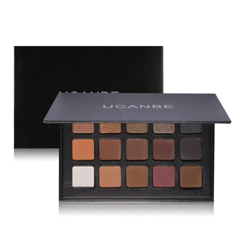 Горячая Распродажа 15 цветов Природный цвет блестящие тени для век макияж Палитра