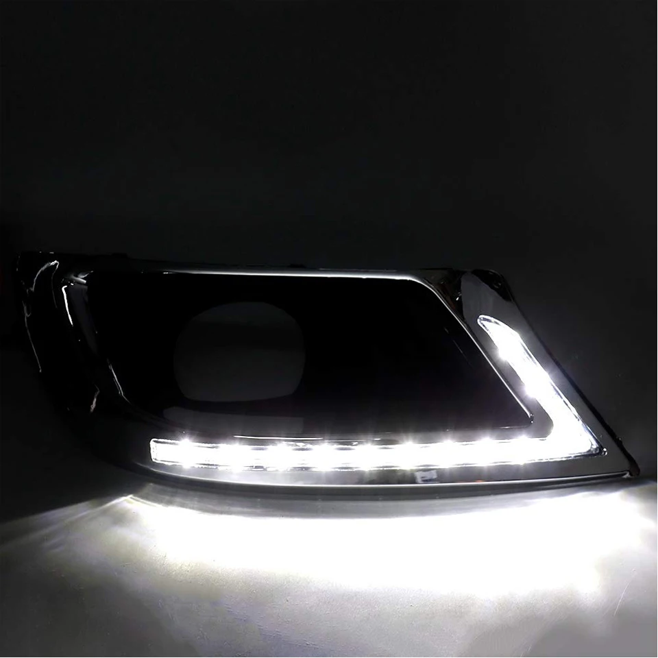 1 пара Габаритные огни для Toyota Camry 2009 2010 2011 Автомобильный светодиодный LED DRL