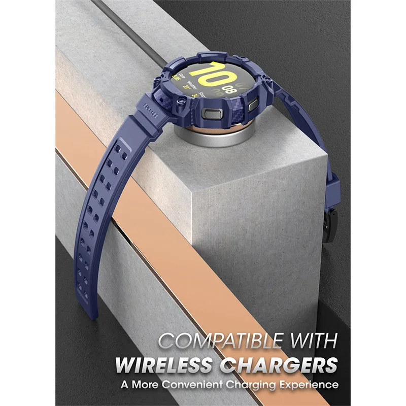 supcase for samsung galaxy watch 4 case 44mm ub pro rugged protective cover with strap watch bands for galaxy watch 4 free global shipping