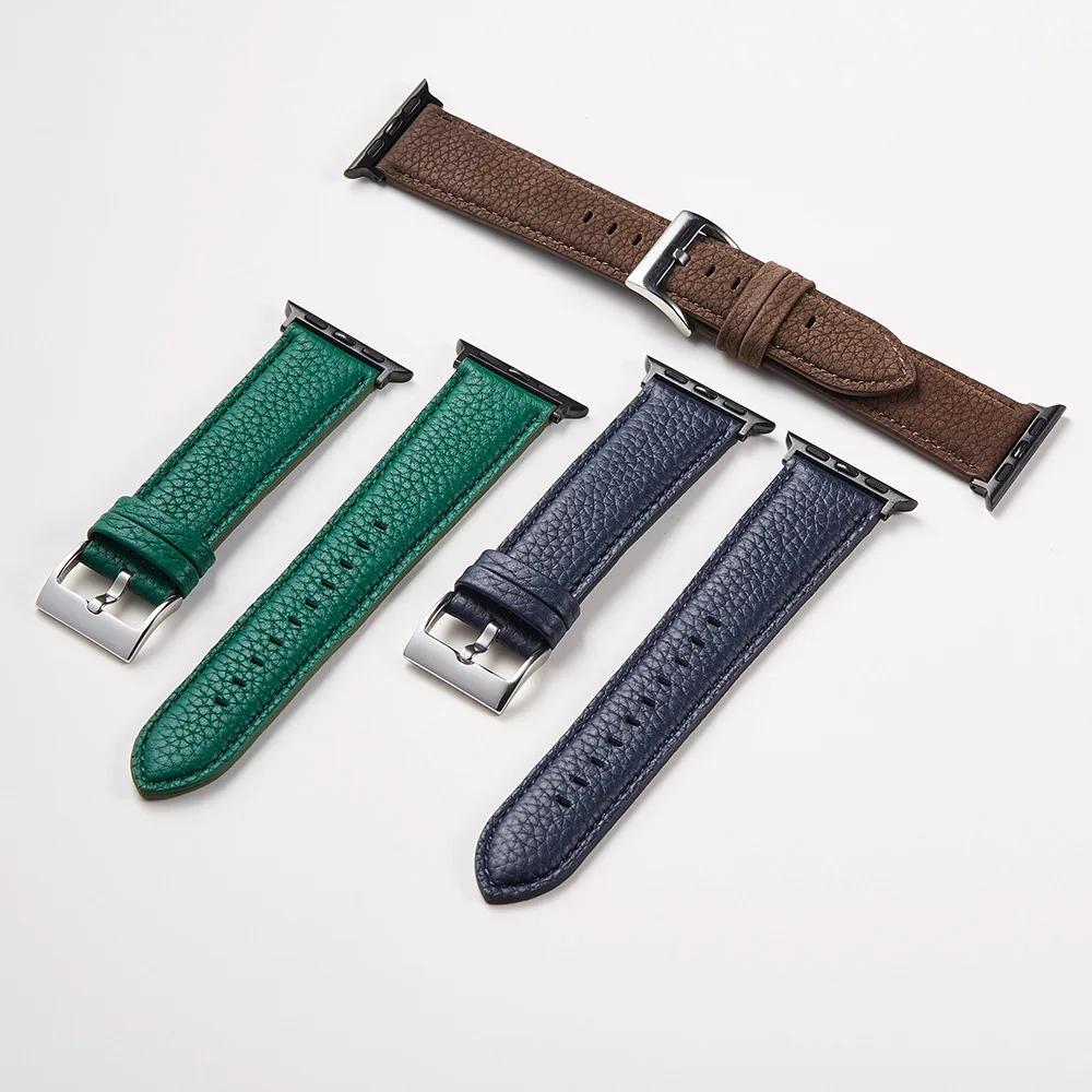 Ремешок для часов Apple Watch 44 мм ремешок из натуральной кожи iwatch 5 4 мягкой женщин