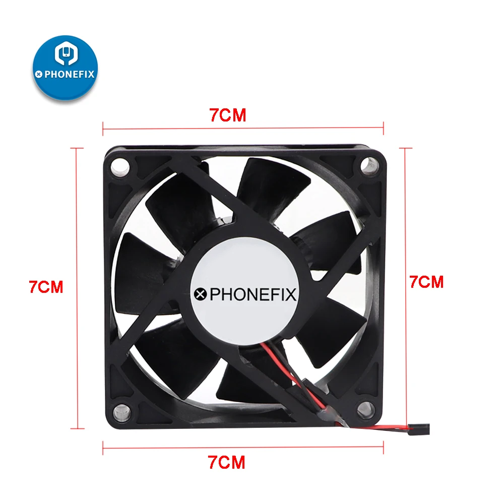 PHONEFIX 5В USB курение дымоуловитель вентилятор 3 см 7 дыма припоя амортизатора для