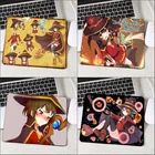 XGZ милые японские аниме Популярные персонажи Megumin Girls Pc компьютерные коврики для мыши 250x290x2 мм мягкий резиновый коврик для мыши коврик Настольный коврик